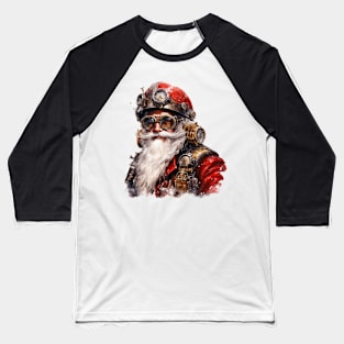 Steampunk Christmas Santa Baseball T-Shirt